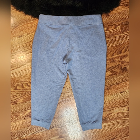Eddie Bauer Heathered Blue Cropped Cozy Camp Joggers Women's Size M - Picture 2 of 5
